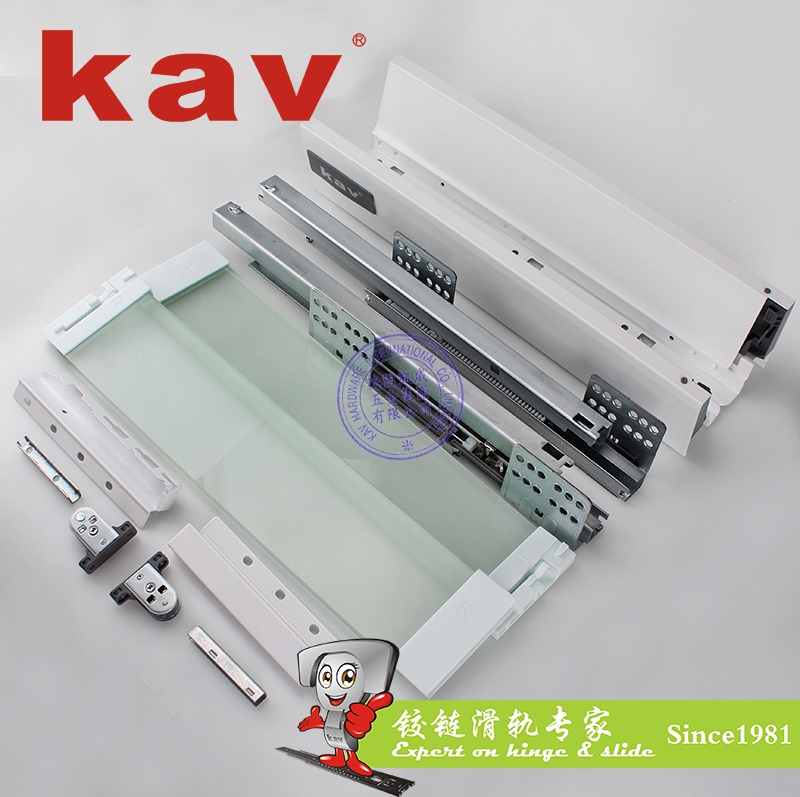 H型豪华百变阻尼骑马抽滑轨 低抽屉 H=68 E660H05-6