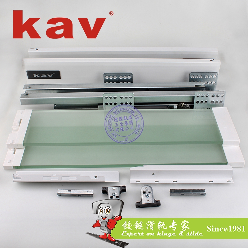 H型豪华百变阻尼骑马抽滑轨 低抽屉 H=68 E660H05-5