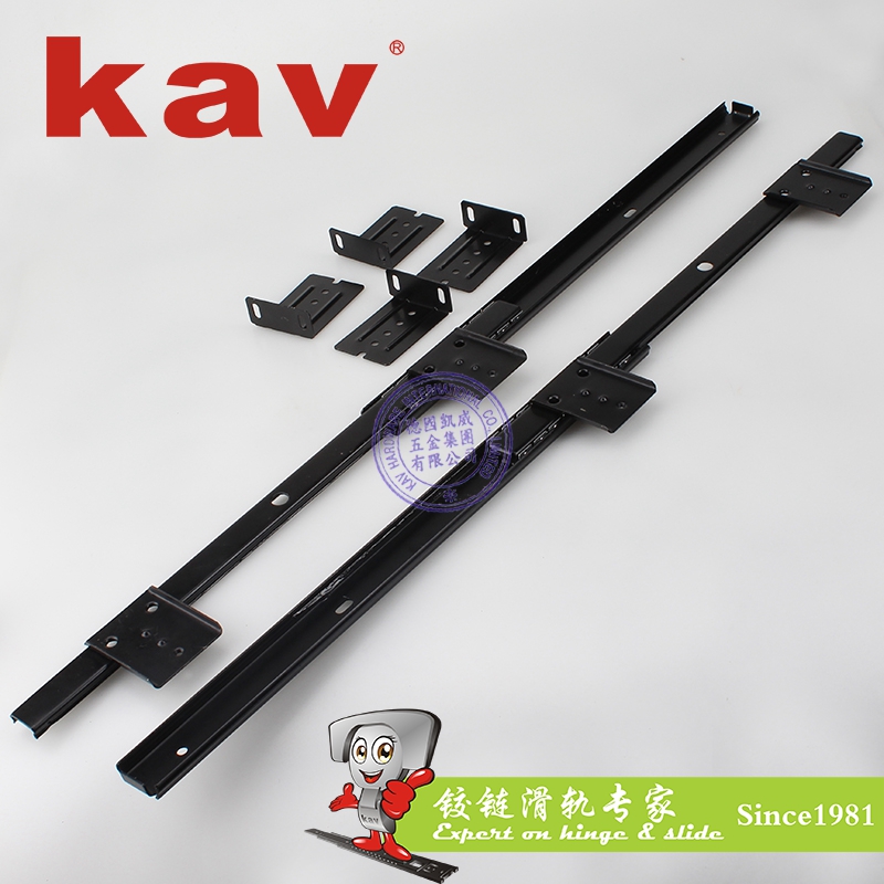 kav27mm宽二节键盘滑轨电脑桌轨道TJ27210