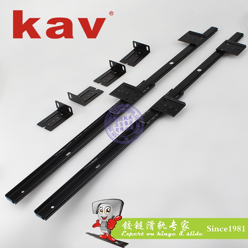 kav27mm宽二节键盘滑轨电脑桌轨道TJ27210