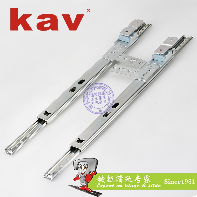 kav27mm宽二节衣柜门推拉镜子滑轨TM27212