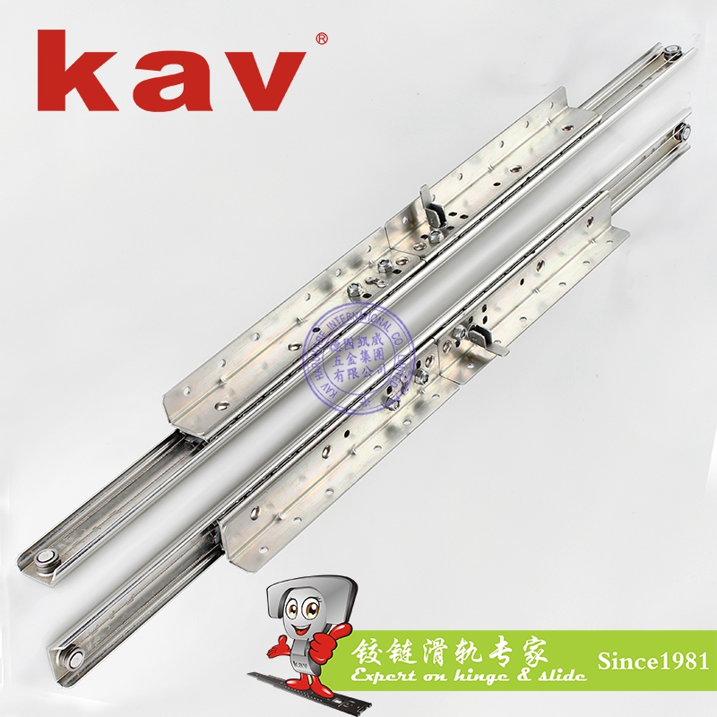 kav35mm宽二节双向餐桌滑轨YC35218