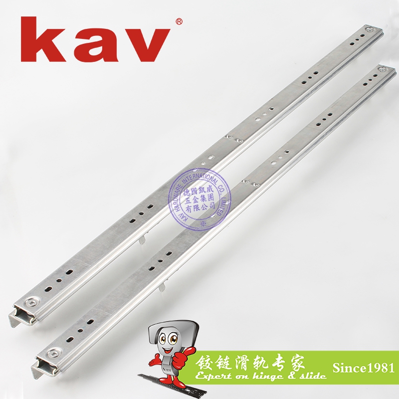 kav35mm宽二节双向餐桌滑轨YC35218