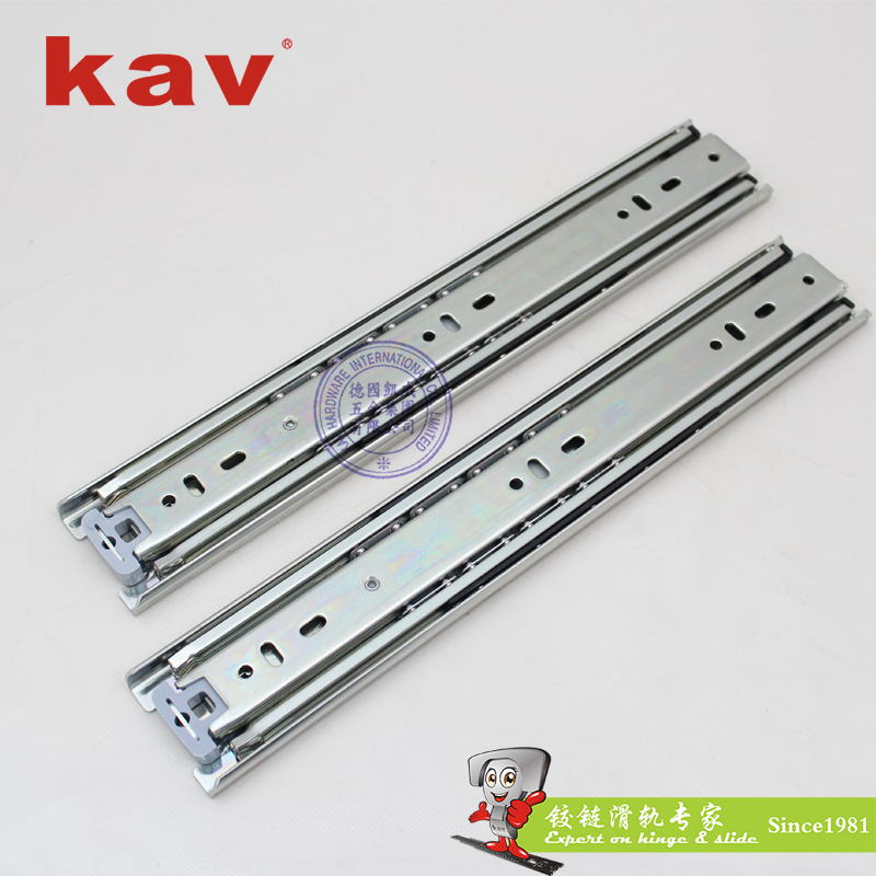 kav50mm宽三节重型钢珠滑轨H500